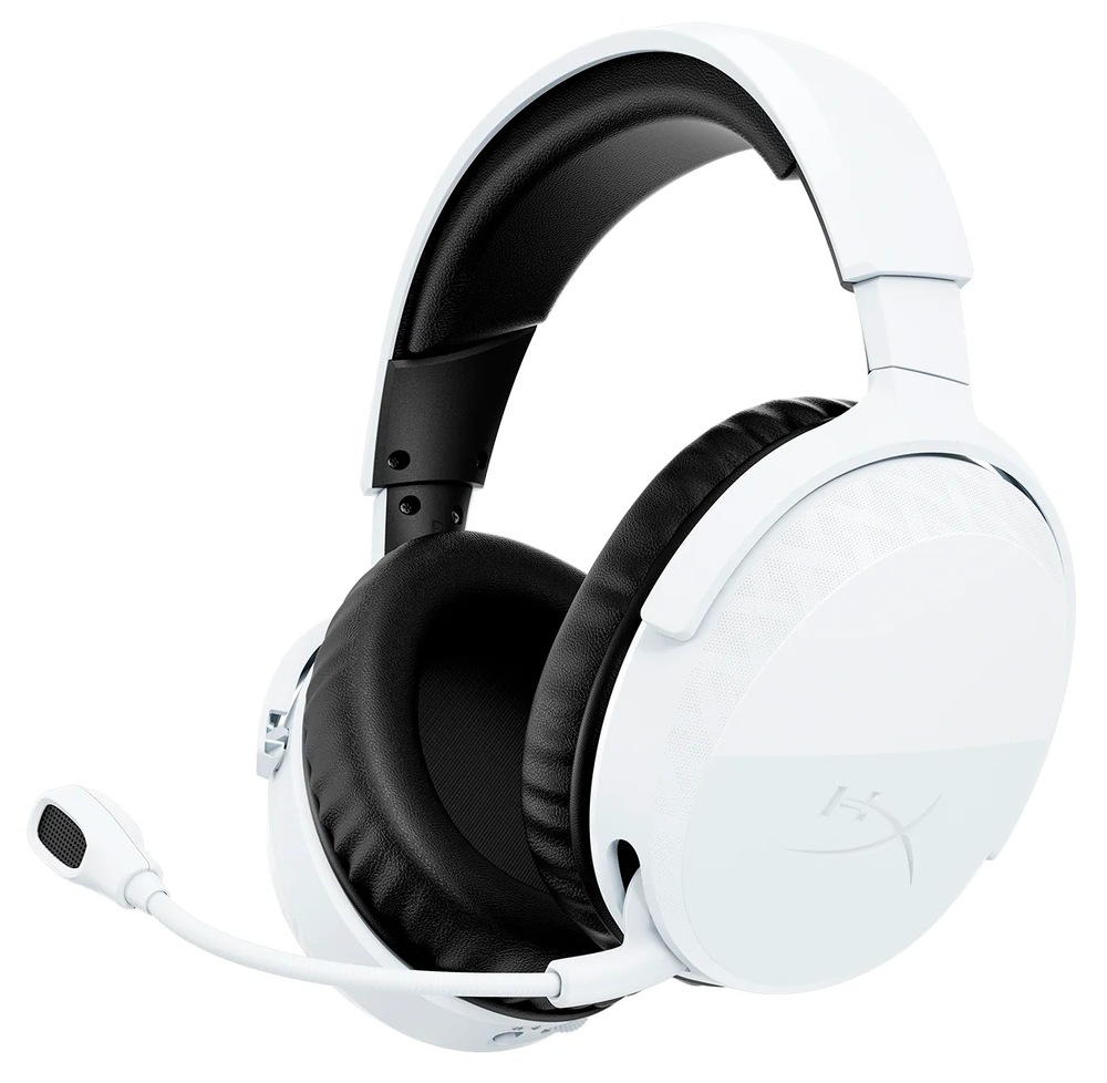 Headset HyperX Cloud Stinger 3 Wireless biely Biely bezdrôtový headset HyperX Cloud Stinger 3 Wireless s náhlavným mostom a výklopným mikrofónom