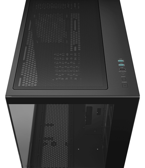Case DeepCool CG530 biela Detail obrázku PC skrine.