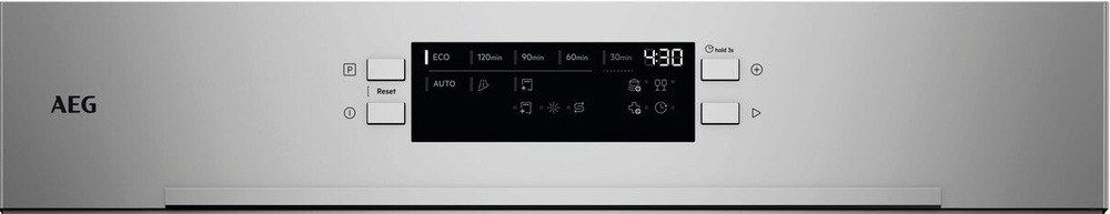 Ovládací panel umývačky AEG GT6200B2SNM séria 6000 SmartSelect
