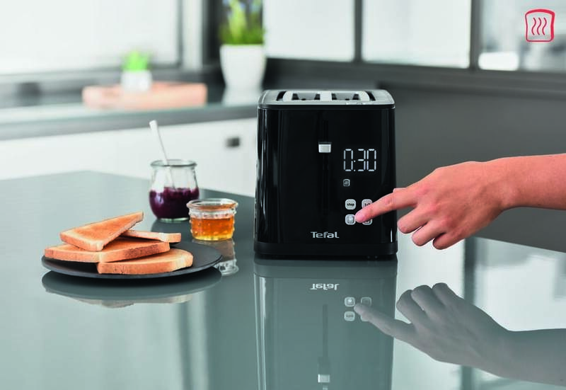 Hriankovač Tefal Smart'n'light TT640810 čierny