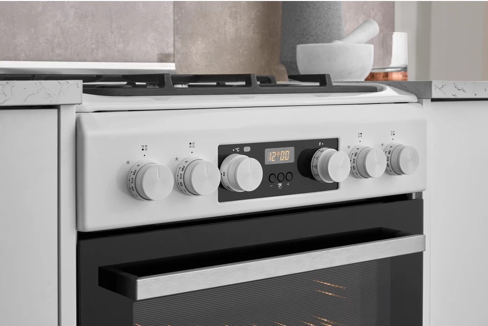 Kombinovaný sporák Whirlpool WS5G8CHW/E biely Sporák K50 Whirlpool WS5G8CHW/E