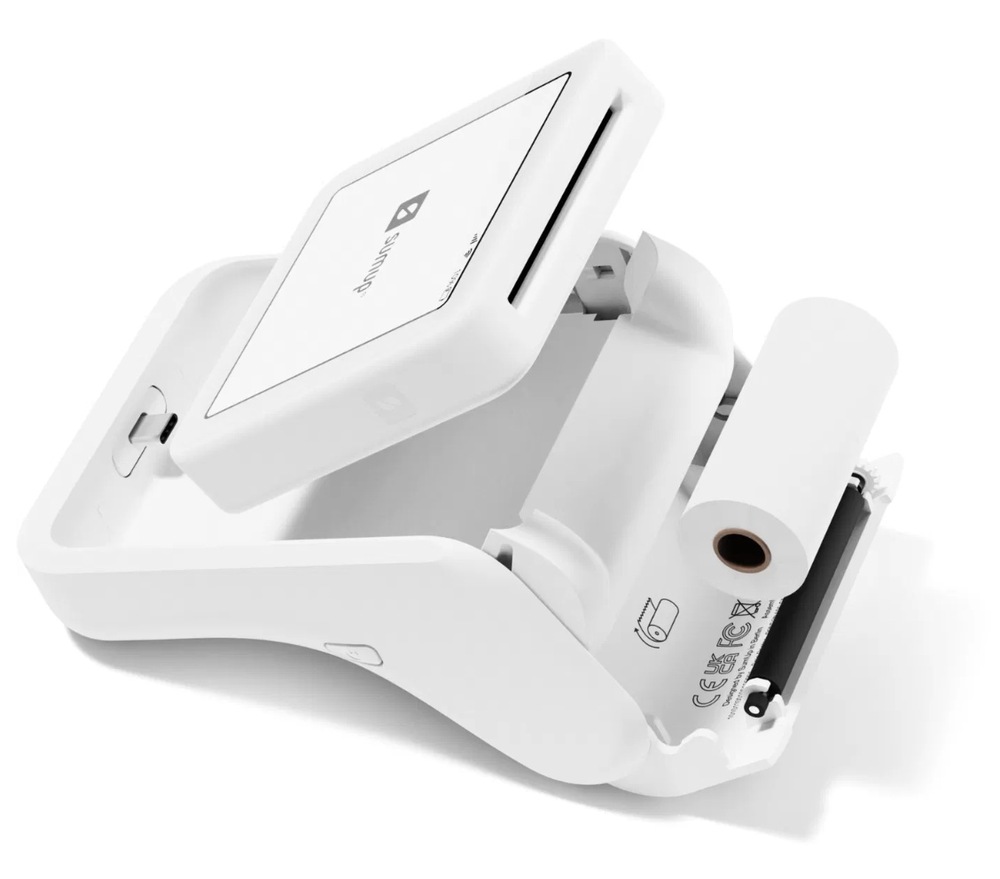Platobný terminál SumUp SOLO Printer CZ biely