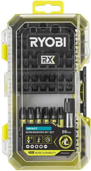 Súprava bitov Ryobi RARXSD59 v počte 59 ks