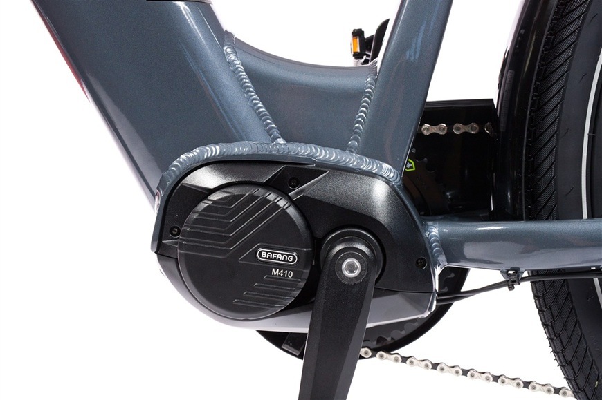 Elektrobicykel GoGEN Aspen MX 720 27,5" 18" 2026 čierne/sivé Detail obrázku elektrobicykla.