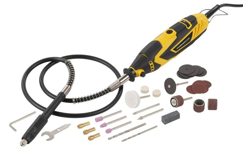 Priama brúska POWERPLUS POWX1324 (36 ks) Priama brúska Powerplus POWX1324 má ergonomickú rukoväť Soft Grip