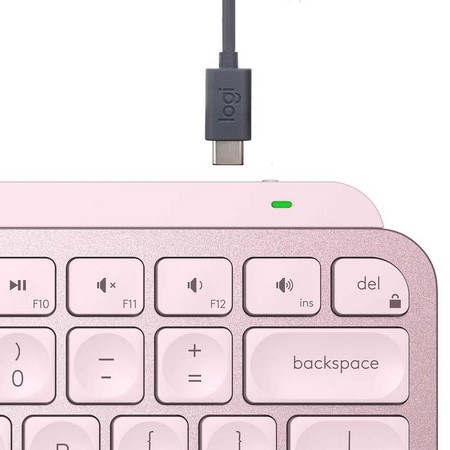Klávesnica Logitech MX Keys Mini, US ružová