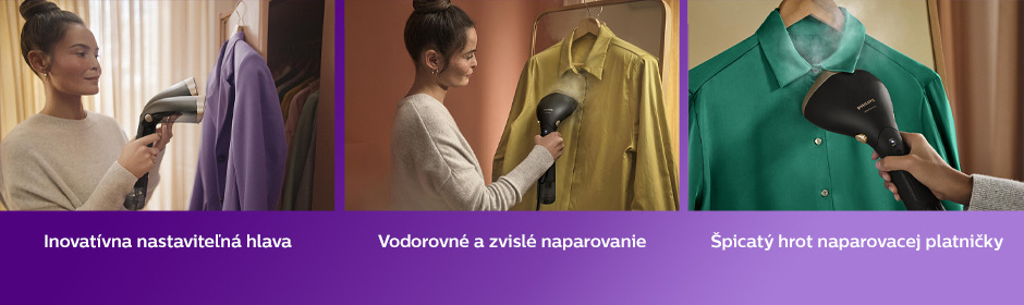 Ručný naparovač odevov Philips 7000 Series STH7060/80 čierny
