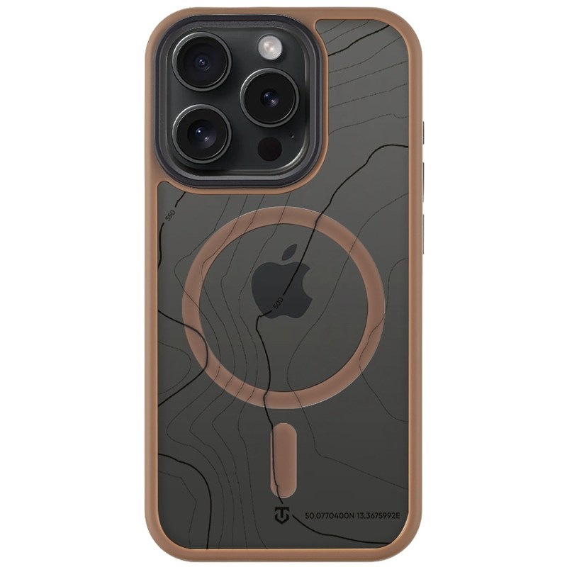 Kryt na mobil Tactical MagForce Hyperstealth Sika na Apple iPhone 15 Pro - hnedý