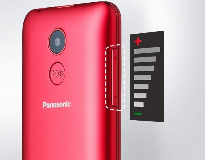Mobilný telefón Panasonic KX-TU155EXBN čierny Mobilný telefón Panasonic KX-TU155EXBN čierny