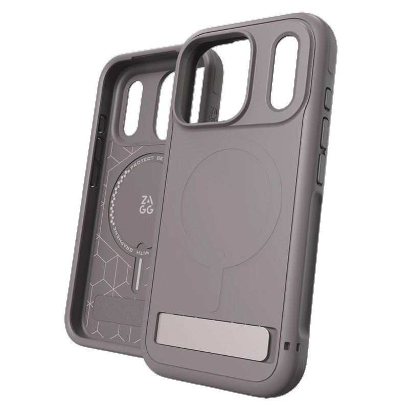 Kryt na mobil ZAGG Sedona Snap Kickstand na Apple iPhone 18 Pro Max / 17 Pro Max sivá