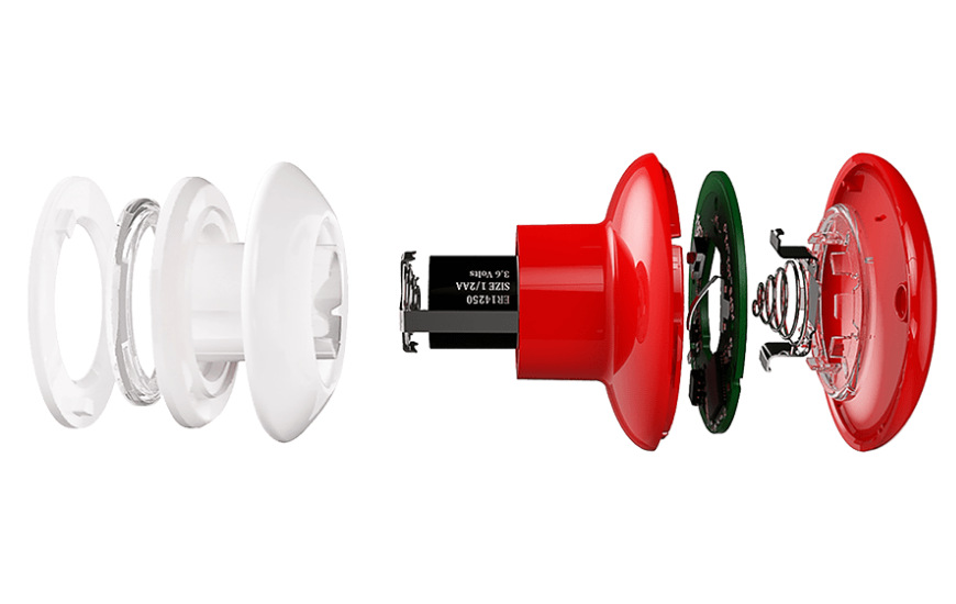 Tlačidlo Fibaro Button, Z-Wave Plus červené Fibaro The Button