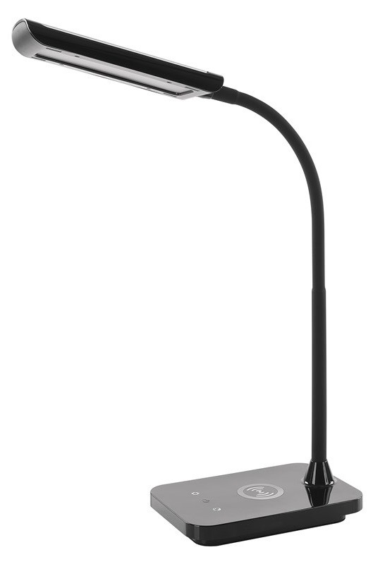 Stolná lampa EMOS KYLE, 300 lm, stmievanie, 5,5 W, studená/teplá/neutrálna biela čierna