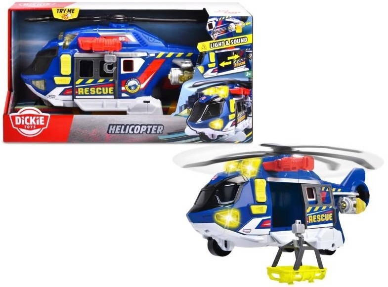 Vrtuľník Dickie Záchranári 39 cm