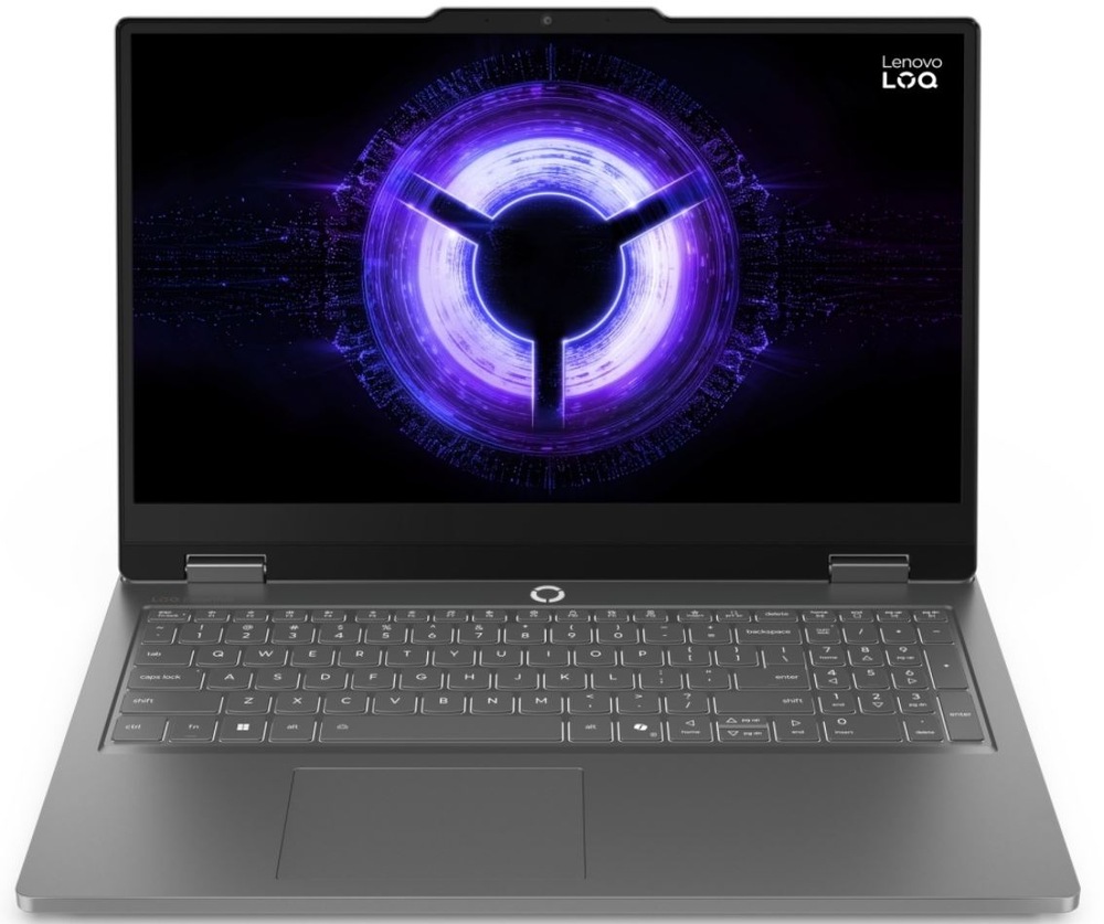 Otvorený notebook Lenovo LOQ Essential 15IRX11 s hernou grafikou