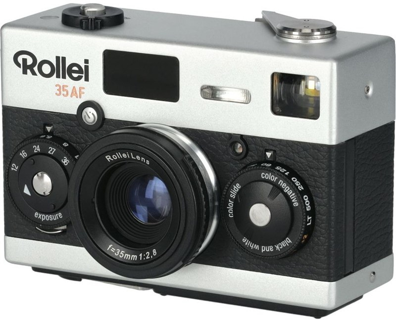 Rollei 35AF, čierna/strieborná