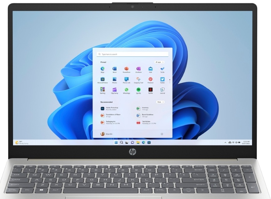 Notebook HP (Non-PD) 15-fc0027nc + Game Pass predplatné na 3 mesiace strieborný HP 15-fc0027nc, strieborná