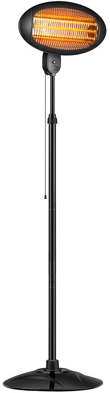 Infražiarič Solight IR03 na stojane čierny celkový pohľad na produkt