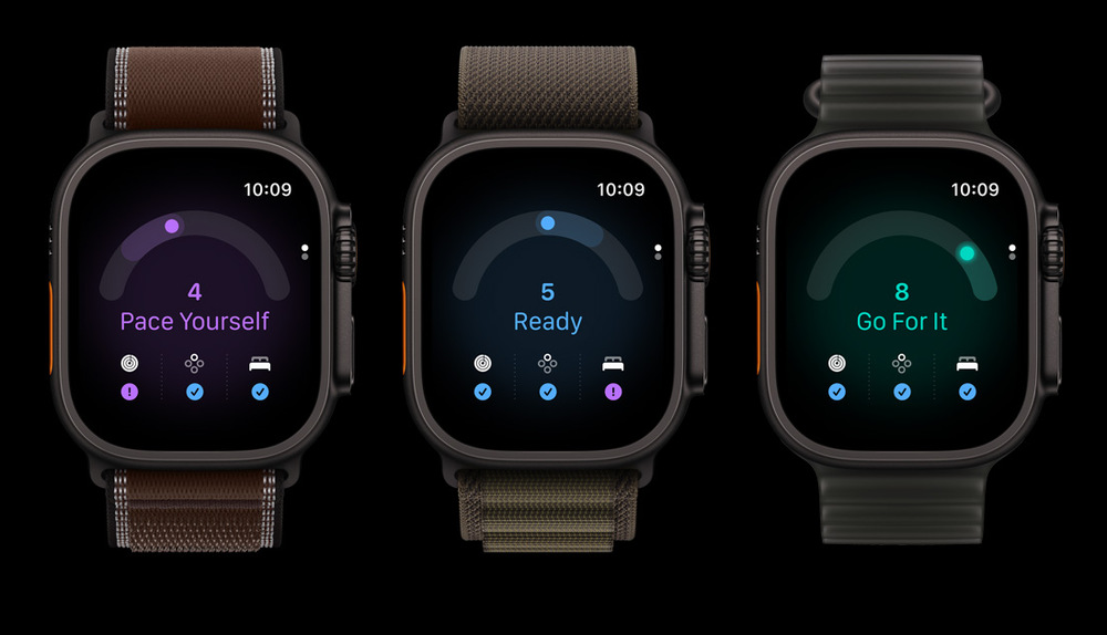 Inteligentné hodinky Apple Watch Ultra 4 GPS + Cellular 49 mm čierny titán, priesvitne čierny oceánsky remienok Apple Watch Ultra 4 prináša aj novú metriku Skóre pripravenosti