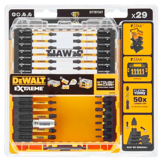 Súprava bitov Dewalt DT70734T-QZ 29 dielov