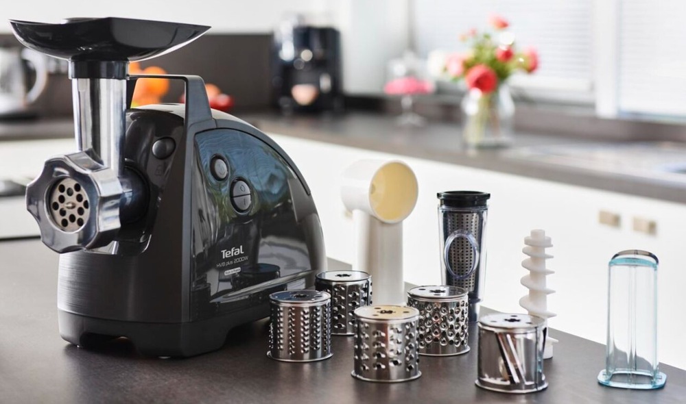 Mlynček na mäso Tefal NE685838 HV8 Plus čierny/nerez Mlynček na mäso Tefal NE685838 HV8 Plus čierny/nerez