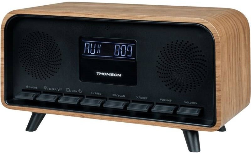 Rádioprijímač Thomson RT850BT čierny/hnedý