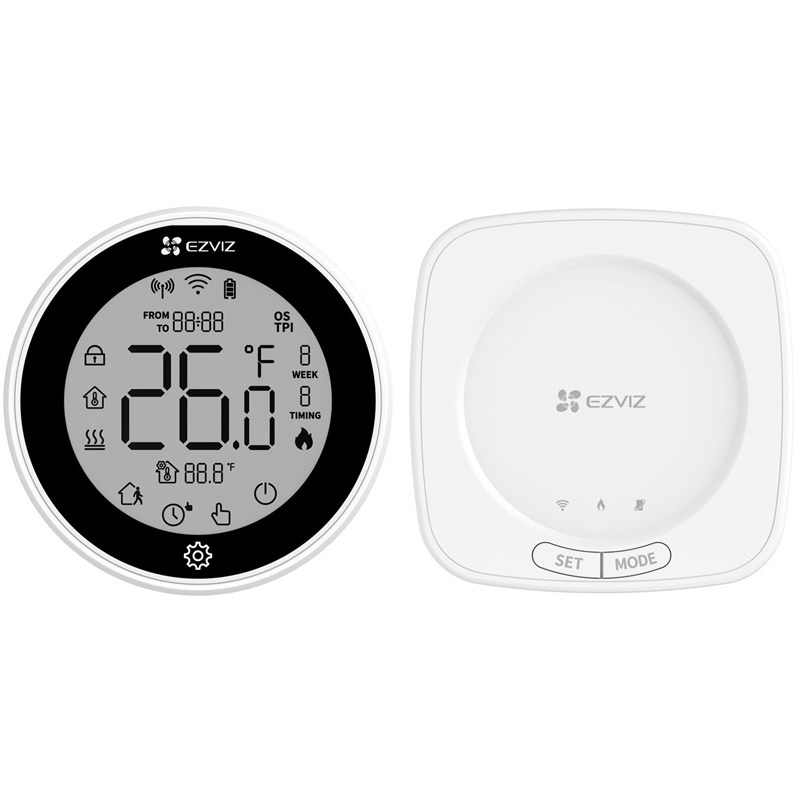 Termostat EZVIZ T56T s bránou T56G - biela farba