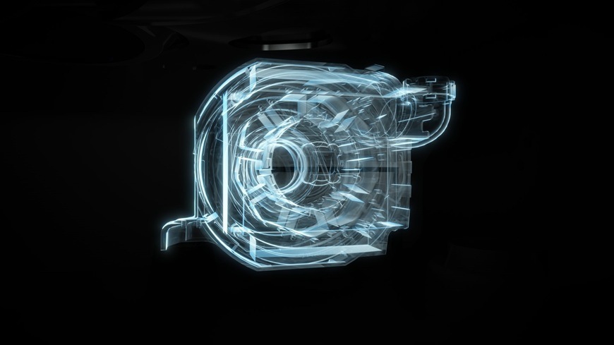 Umývačka riadu Hisense HDV9673XXL Graficky znázornený invertorový motor s bezkefovou technológiou.
