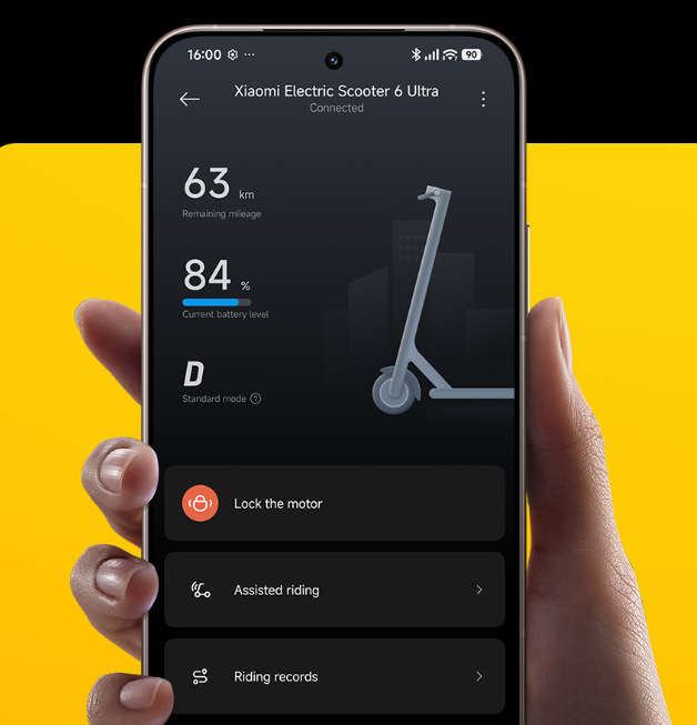 Xiaomi Electric Scooter 6 Ultra zaujme aj mobilnou aplikáciou Xiaomi Home