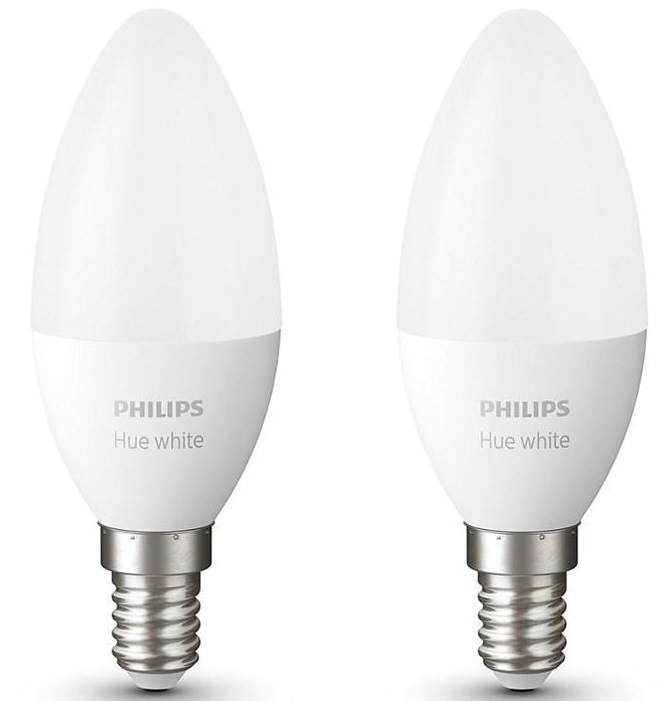 Inteligentná žiarovka Philips Hue Bluetooth 5,5W, E14, White (2ks)
