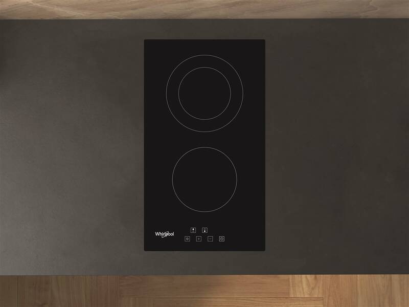 Varná doska sklokeramická Whirlpool WRD 6030 B, čierna, indikátor zvyškového tepla, detská poistka