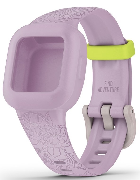 Remienok Garmin vívofit junior3 - Lilac Floral fialový