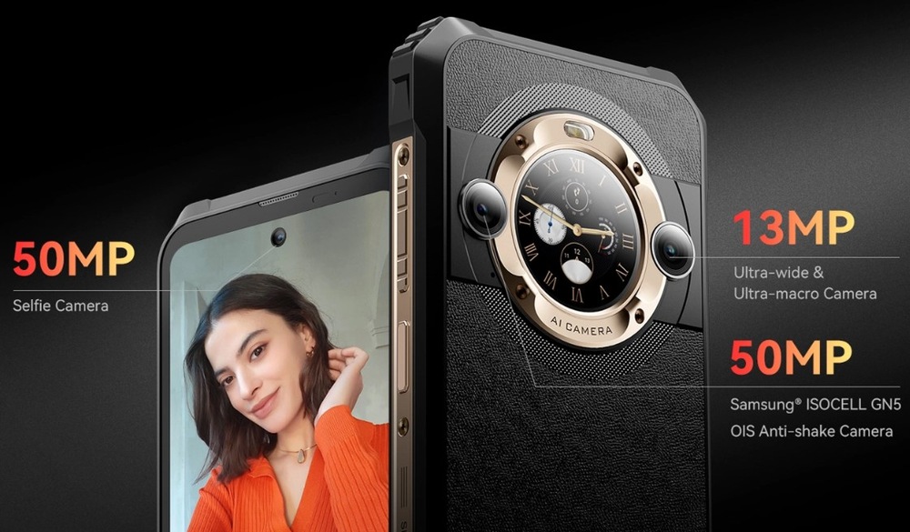 Mobilný telefón Aligator Blackview BL9000 PRO 5G 12 GB / 512 GB čierny Fotoaparáty telefónu Aligator Blackview BL9000 PRO 5G