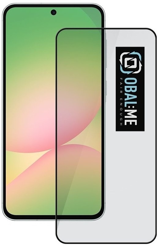 Tvrdené sklo Obal:Me 5D na Samsung Galaxy A37 5G/A57 5G v čiernej farbe