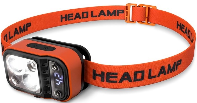 Čelovka Connect IT BLINK 200R v oranžovom dizajne