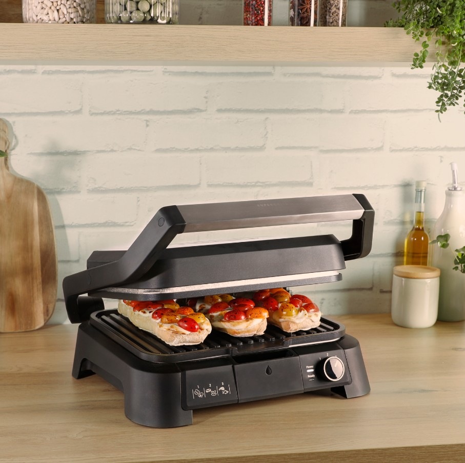 Gril Tefal GC517DE0 SuperGrill 4v1 čierny/nerez