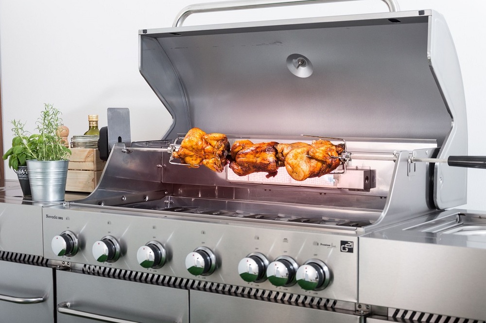 Gril záhradný plynový G21 Nevada BBQ kuchyňa Premium Line, 8 horákov G21 Nevada BBQ Premium Line