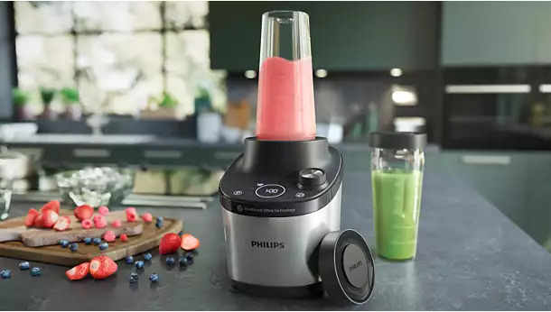 Stolný mixér Philips Atlantic 7000 Series HR3760/10 čierny