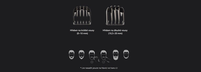 Zastrihávač fúzov Xiaomi Grooming Kit Pro čierny Zastrihávač fúzov Xiaomi Grooming Kit Pro čierny