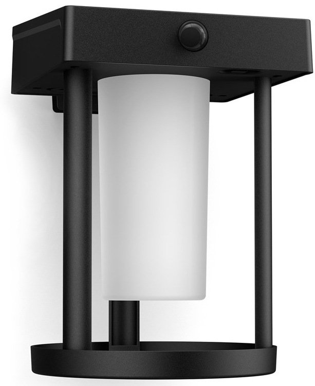 Nástenné svietidlo Philips Camill, okrúhle - čierne