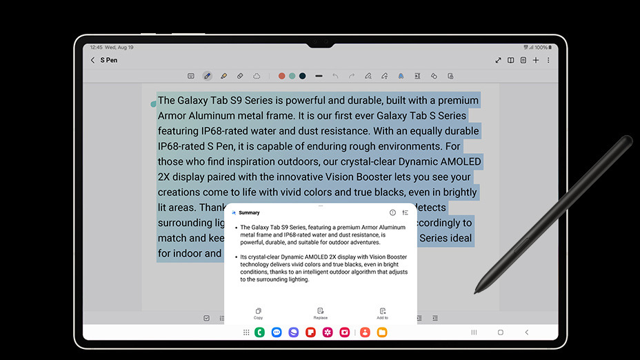 Tablet Samsung Galaxy Tab S9 Ultra 12 GB / 512 GB + dotykové pero grafitová farba