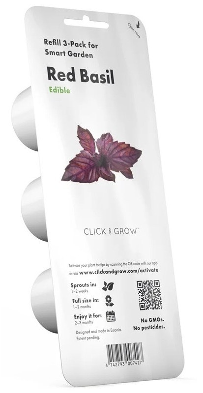 Semienka Click and Grow Červená bazalka (3 ks)