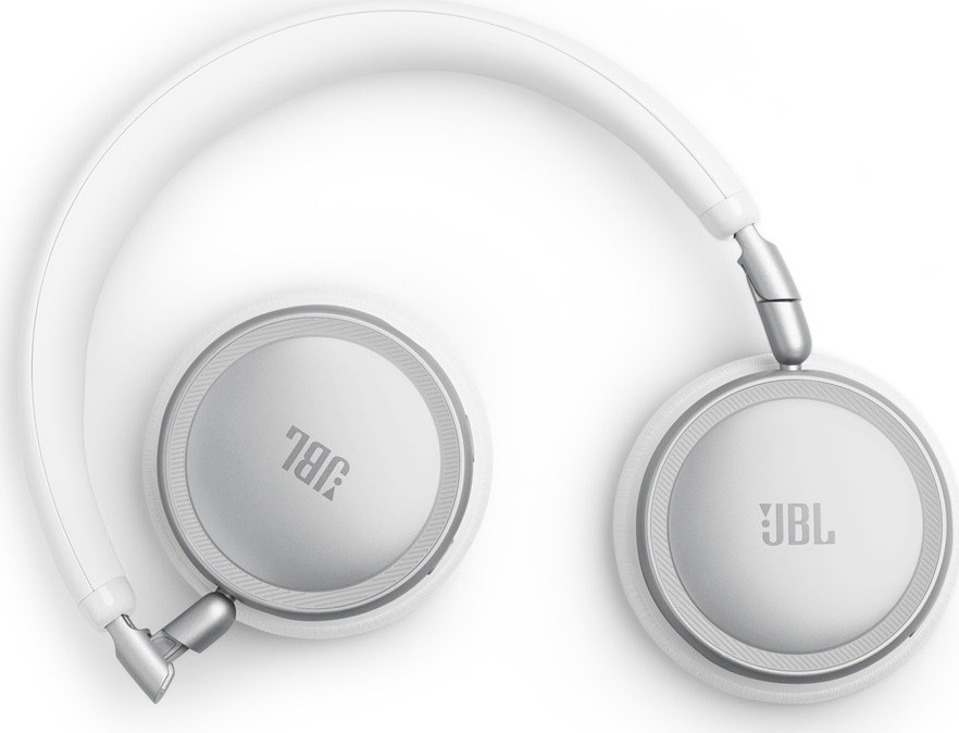 Slúchadlá JBL bezdrôtová Live 680NC biela Čiastočne zložené slúchadlá JBL Live 680NC