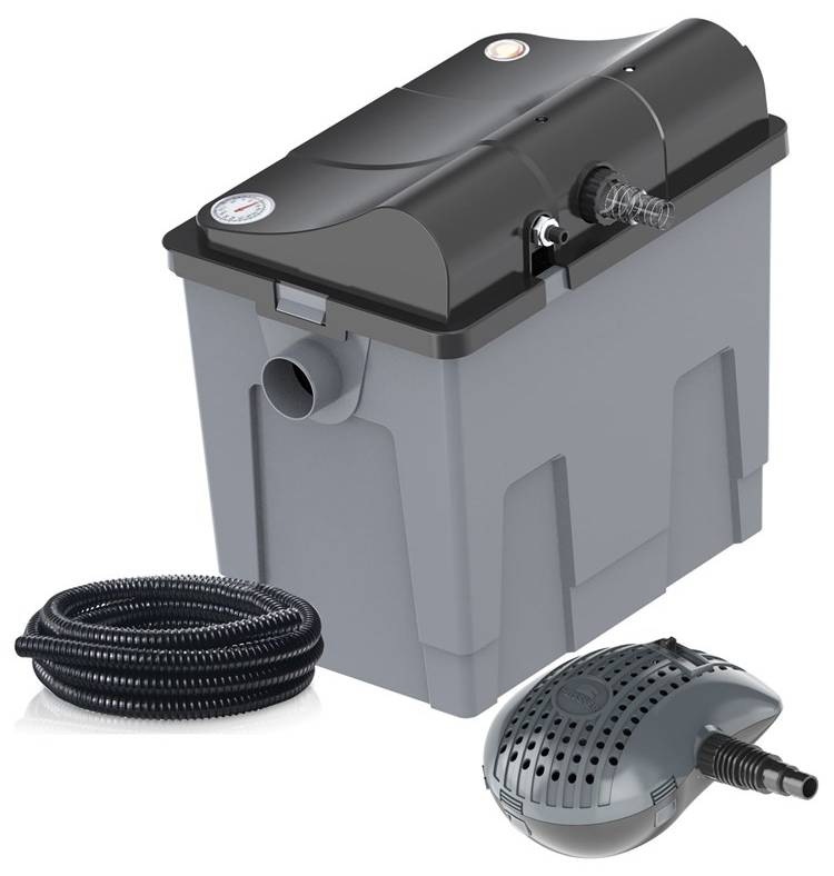 Filtrácia prietoková Heissner s čerpadlom 3300 l/ha UV 9W do 10 m3
