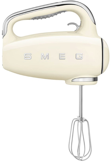 Ručný šľahač Smeg 50's Retro Style HMF01CREU, krémový