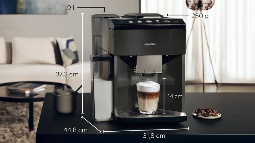 Automatický kávovar Siemens EQ500 Integral TQ518RX3 čierny/nerez "SIETQ518RX3_02"