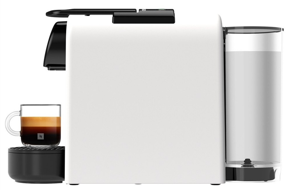 Kapsulový kávovar De'Longhi Nespresso Essenza Mini EN85.WMT biely Kapsľový kávovar De'Longhi Nespresso Essenza Mini EN85.WMT ponúka vysoký príkon 1 310 W a tlak 19 barov pre tvorbu kvalitnej kávy