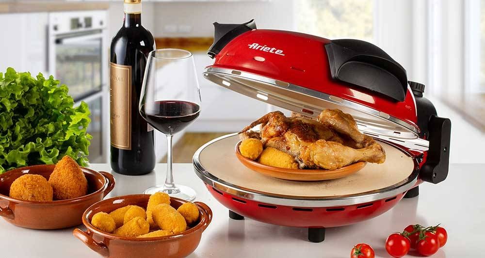 Pec na pizzu Ariete 909 červená Pec na pizzu Ariete 909 červená