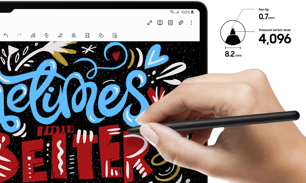 Stylus Samsung S Pen na Tab S9/S9+/S9 Ultra čierny Samsung S Pen na Tab S9/S9+/S9 Ultra