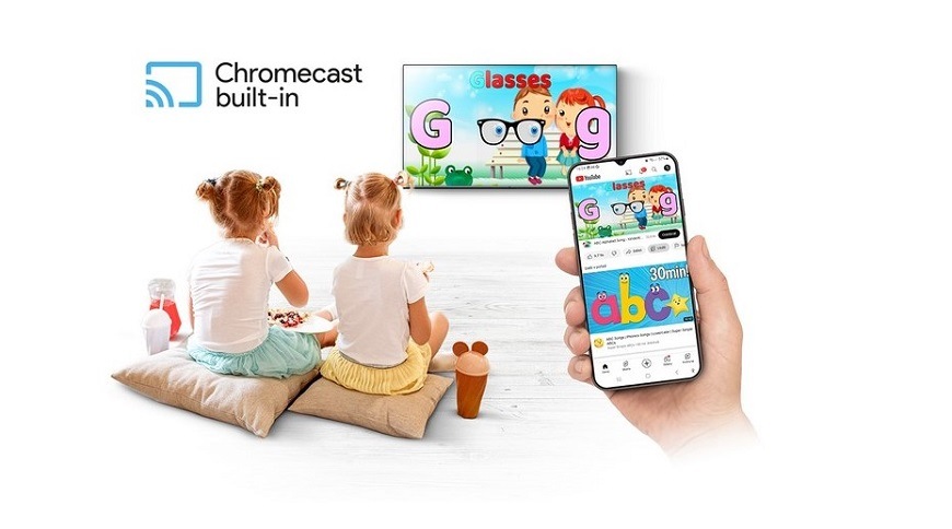 Televízor JVC LT-75VA7435 Televízia JVCLT75VA7435, android tv, chromecast