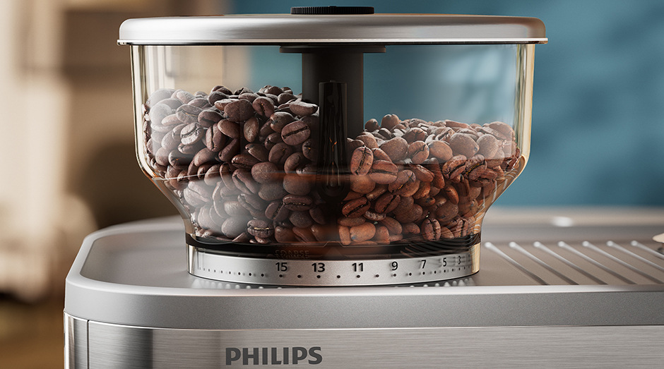 Pákový kávovar Philips Barista PSA3228/01 strieborný/kovový Espresso Philips PSA3228/01 Barista